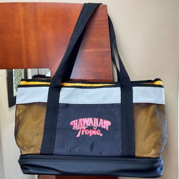 RARE Vintage Hawaiian Tropic Cooler Beach Bag Large
